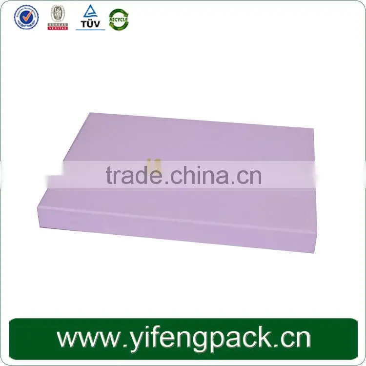 Plain color custom printed cardboard scarf storage box