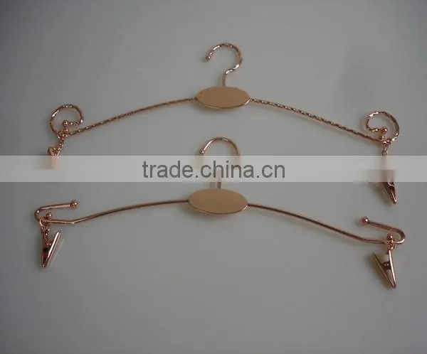 XQ53 metal clips bra hanger underwear hanger