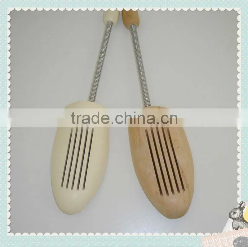 AT66 natural wood cheap shoe trees sale for store shoe tree