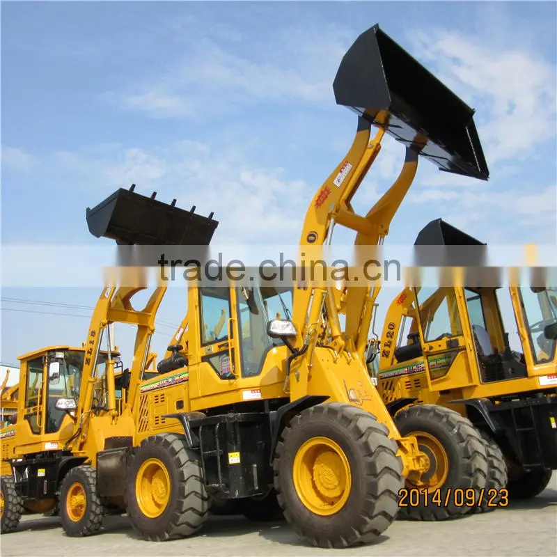 2 ton chinese wheel loader cheap front end loader prices for sale
