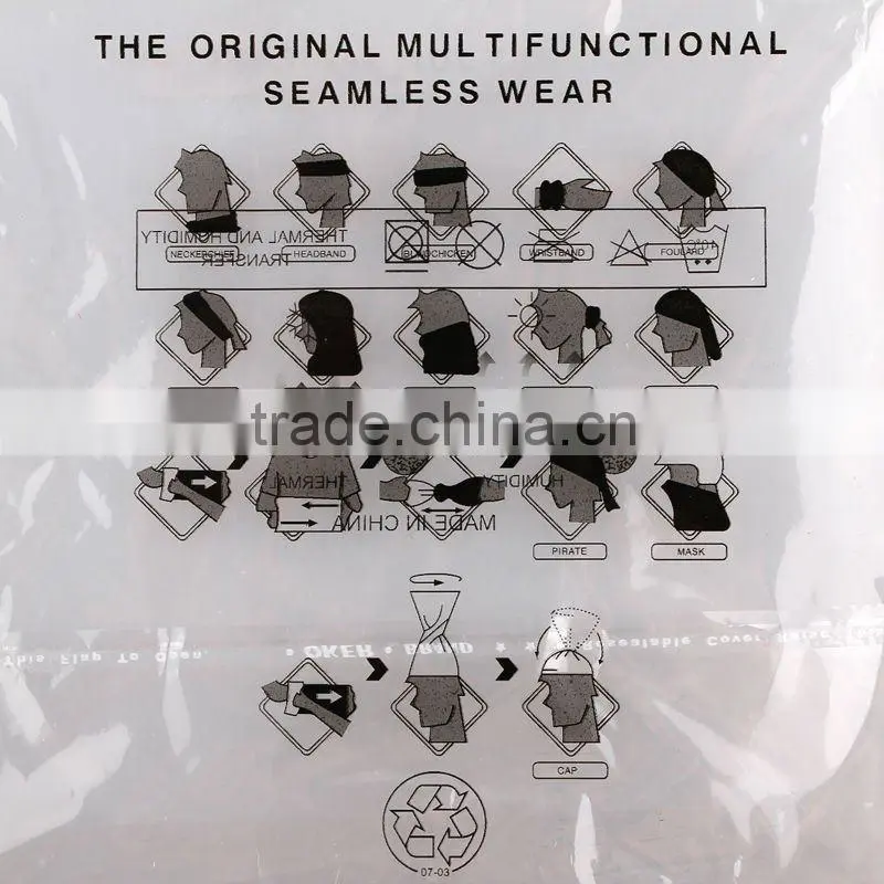 Original multifunctional seamless bandana