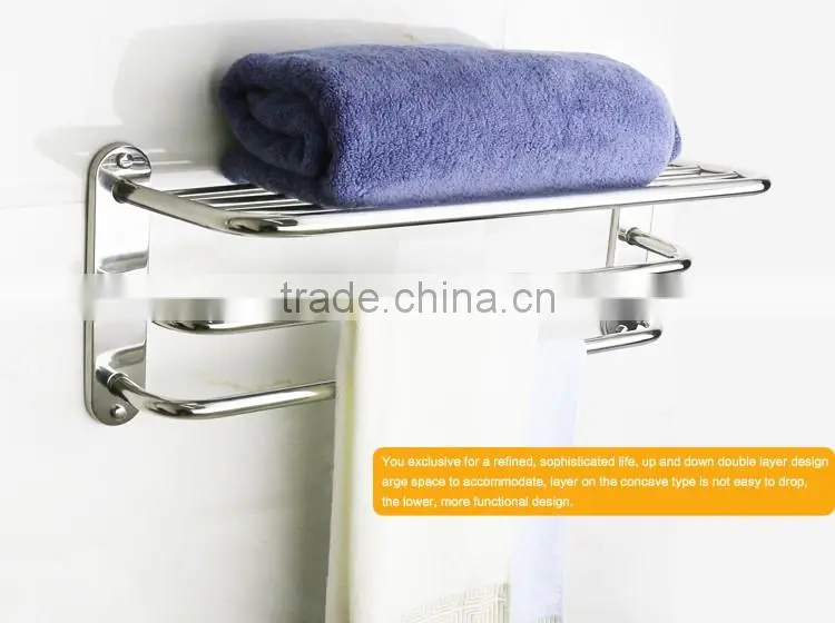 Stainless Steel Bath towel rack free standing towel racks 8634