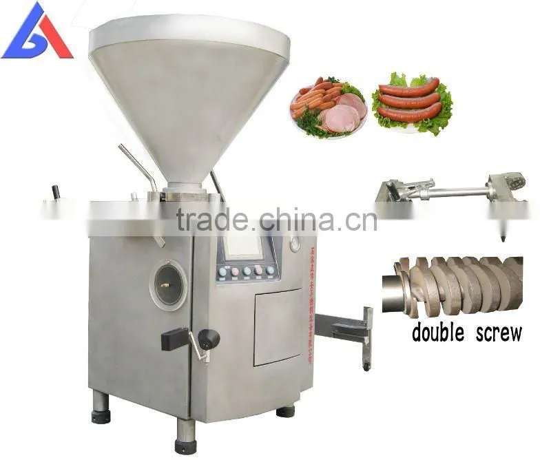 sausage filling machine with twin screw