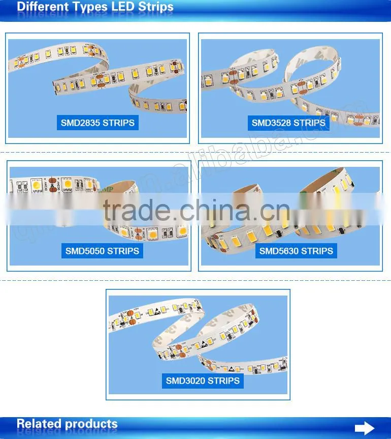 Professional production best price 3331lm/W 87ra 3000k 5630 smd led strip light