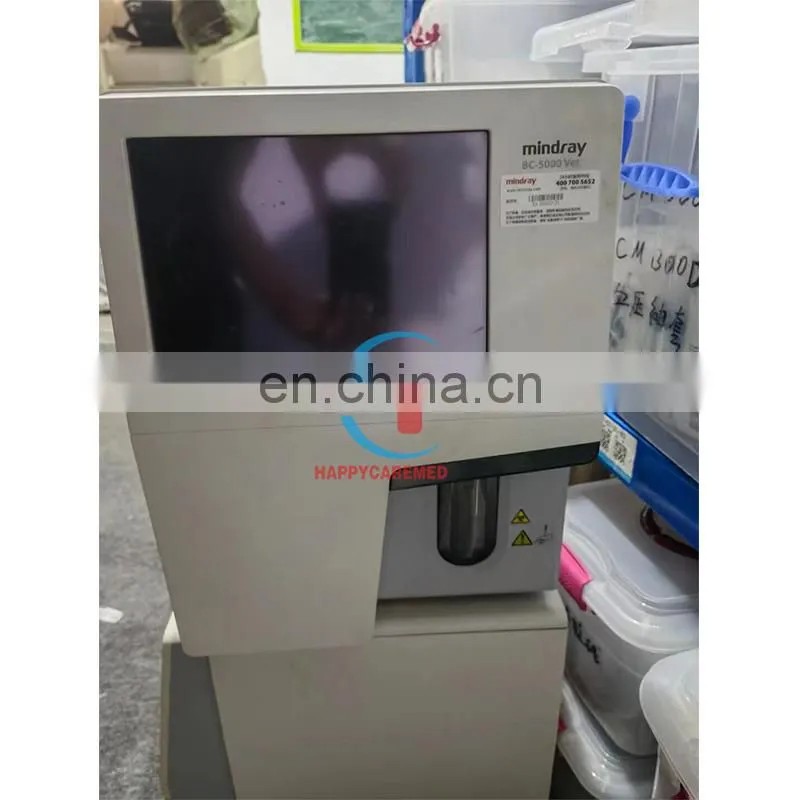Used automated veterinary 5-part Mindray BC-5000 blood hematology analyzer for dog horse sheep animal Mindray BC-5000 Vet