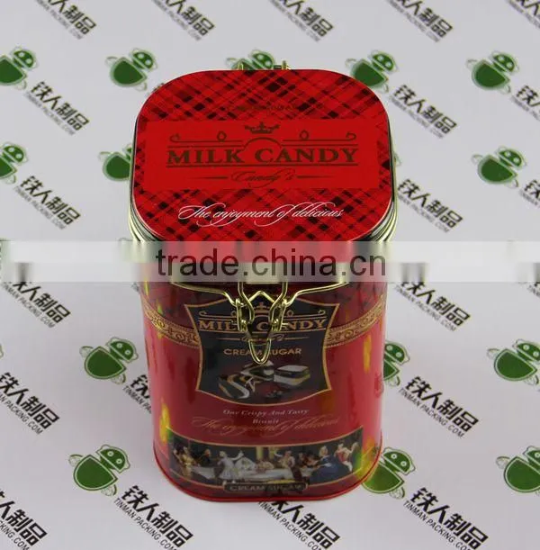 Tin container metal tin coffee tin