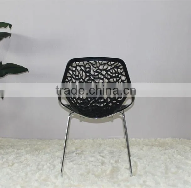 Replica wholesale steel frame plastic tree chair Birch Sapling accent/Dining chair wholesale Stencil Dining Side Chair