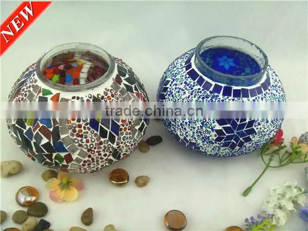 mosaic glass decorative lantern
