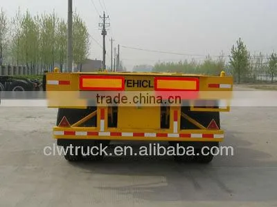 factory supply 3axle 50tons skeleton semi-trailer