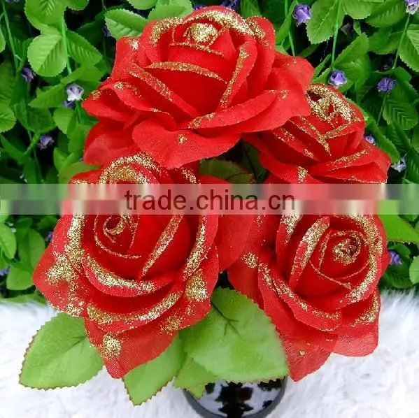 LS-006 artificial flower used for decoration(rose,peony,narcissus,clove)