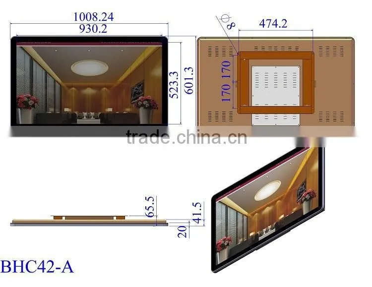 Advertising player manufacturer bus advertising display