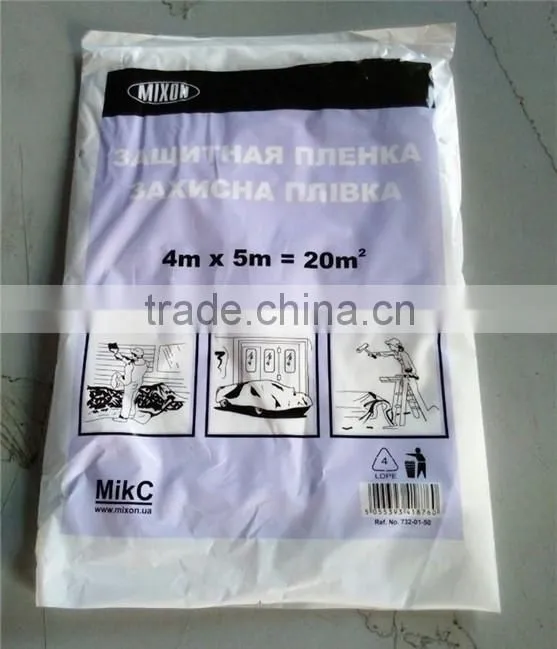 PE or Poly Ethylene drop cloth