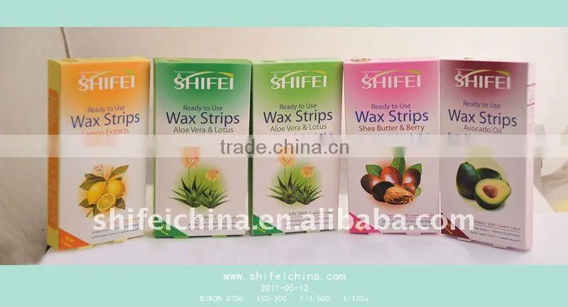 SHIFEI updated hair removal cold waxing strips