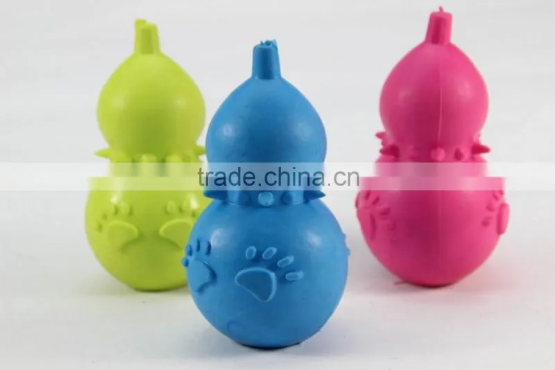 Bottle gourd thermoplastic rubber pet toy for dogs and cats chew dog supplies