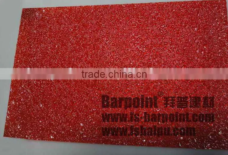 Embossed PC solid sheet