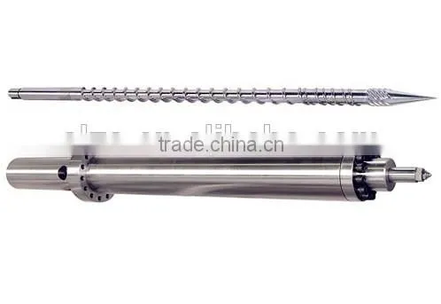 bimetallic screw and barrel for injection molding machine
