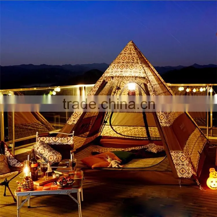 Camping Bell Folding Mosquito Net Play Garden Family Luxury Hotel Rooftop Outdoor Large Canvas Tent