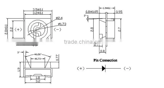 3528 smd led diodes for strips led lights