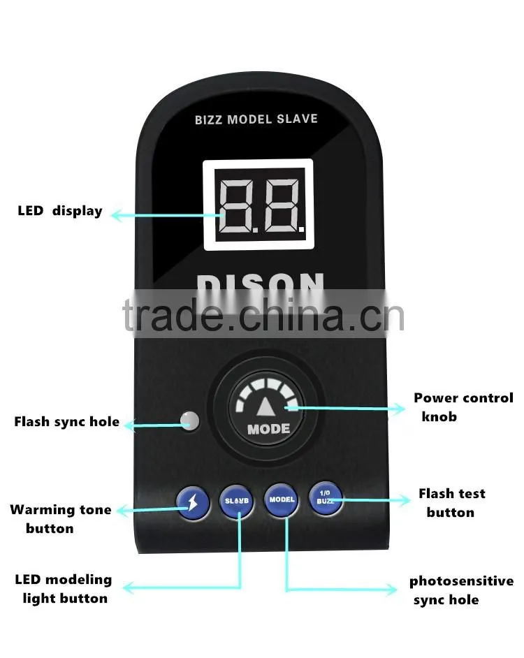 Dison new outdoor equipment video shooting led light, camera flash speedlite