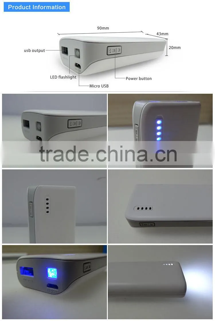 Low price best quality oem service 5200mah world cup power bank