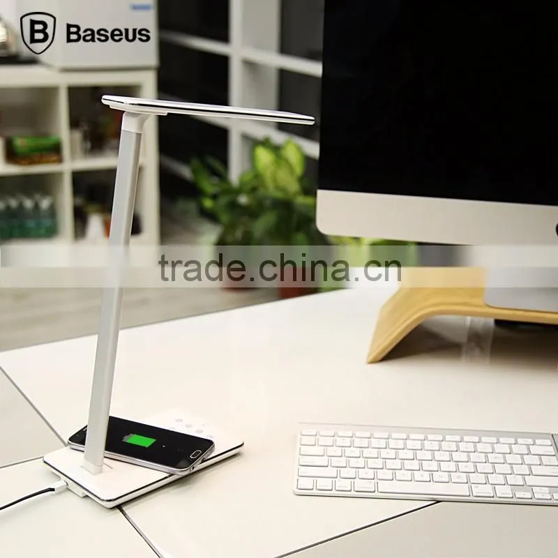 Baseus Ingert Series Qi Wireless Charging Table Lamp For Samsung S5 2 in 1 Quick Charger LED Table Lamp For iPhone 6 6sTB-0327