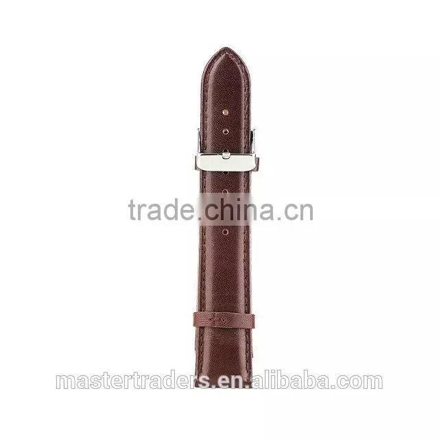 Cheap First Cow Genuine Leather Watch Band Wrist Strap For 42MM Apple Watch MT-3567