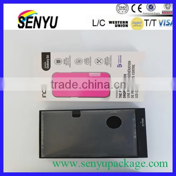 2015 new stylish packaging box plastic window with fast delivery