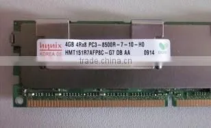 on sales 100% orginal ! 4G PC3-8500 REG 1066MHZ DDR3 server ram memory