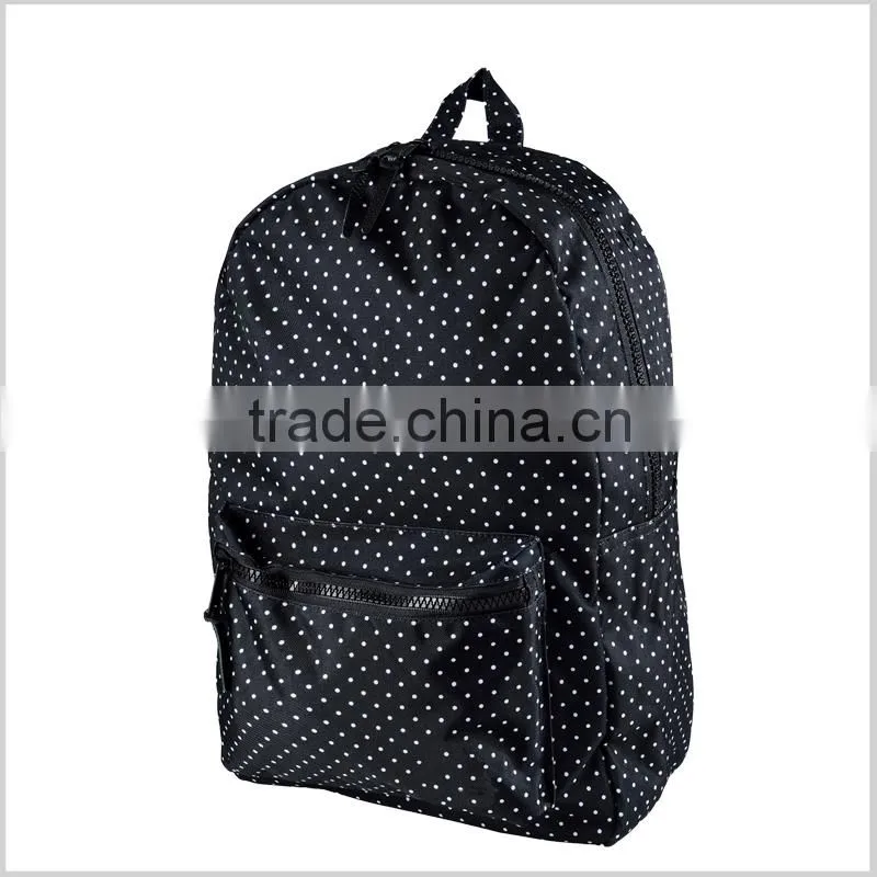 high quality small quantity order design your logo high school backpack