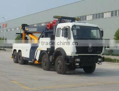 North Benz 8*4 platform road wrecker truck