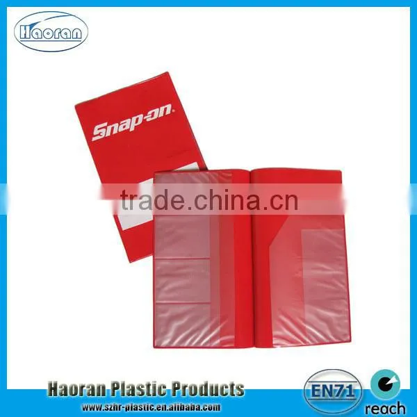 Plastic vinyl wallet folder for documents