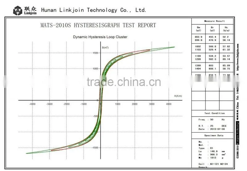 LINKJOIN MATS-2010M Silicon steel b h analyzer/ B-H curve tracer/ Hysteresis Graph system CE