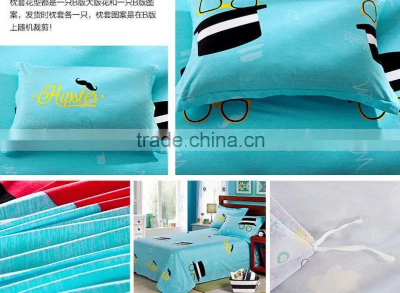 China best selling products home textile 3d bed cover set