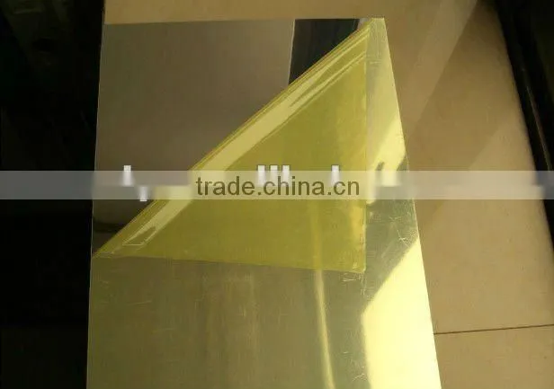 Clear Aluminum Mirror Sheet 3003H18 With CE&ISO Certificate