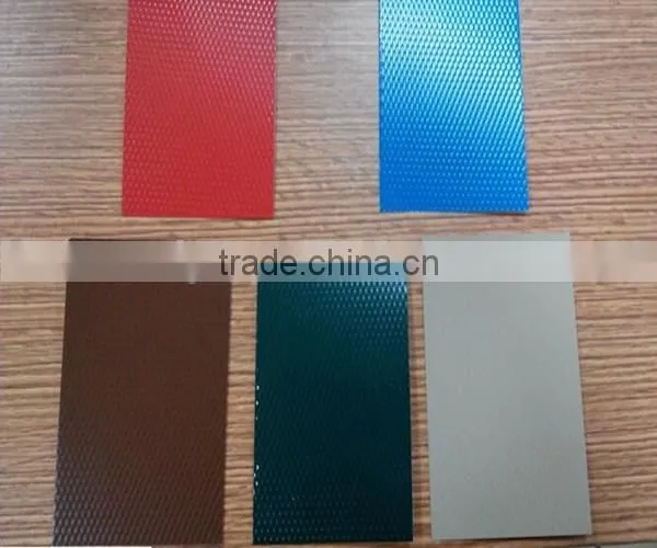 Embossed color prepainted Aluminum sheet alloy 1060 for decoration