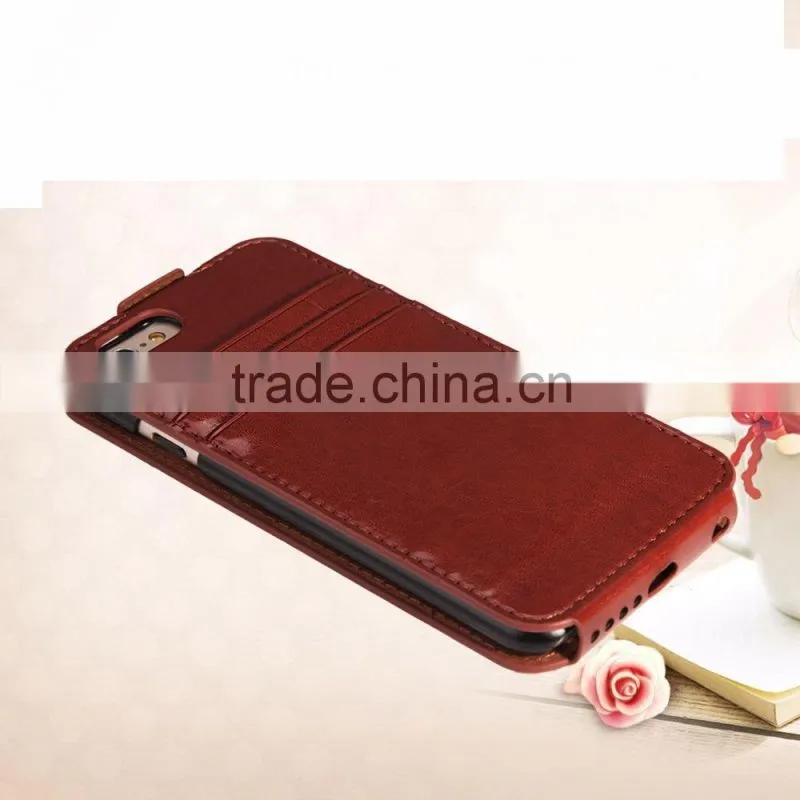 Flip cover leather case for iPhone 6, Wholesale hot selling mobile phone protective cover for iphone 6 case