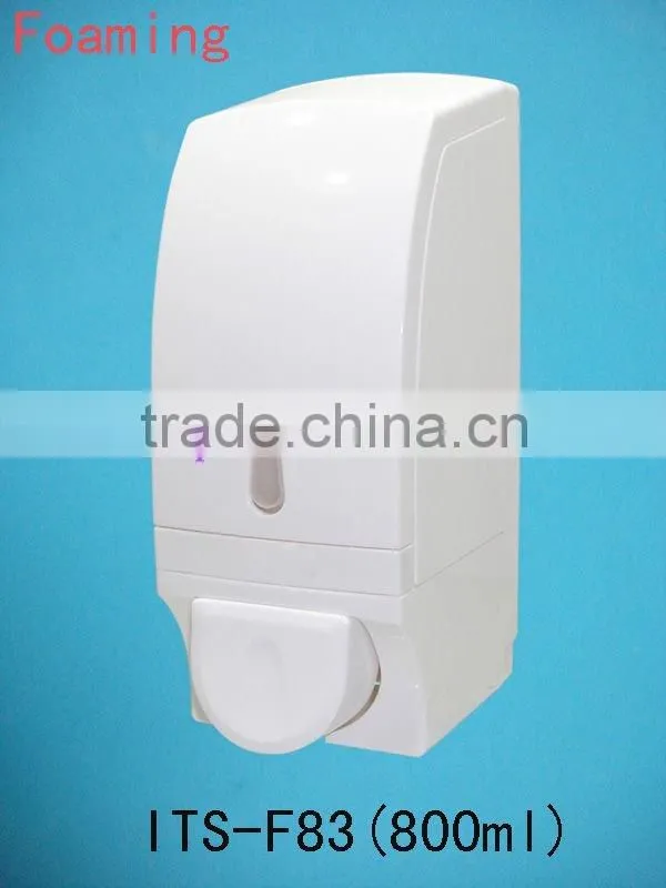 Wall mounted push Plastic foam soap dispenser