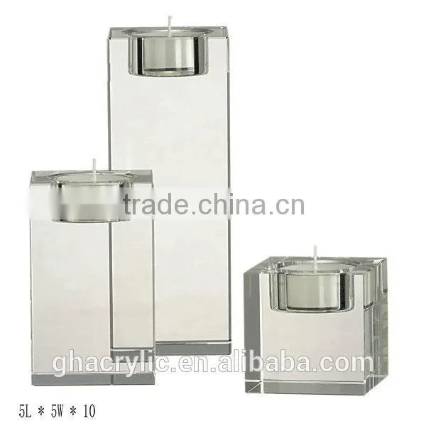 Top sale Newest design high quality acrylic candlestick holder ,top grade acrylic candlestick holder