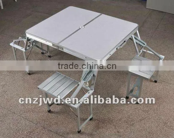 4 Way Folding Camping Table with 4 Seats