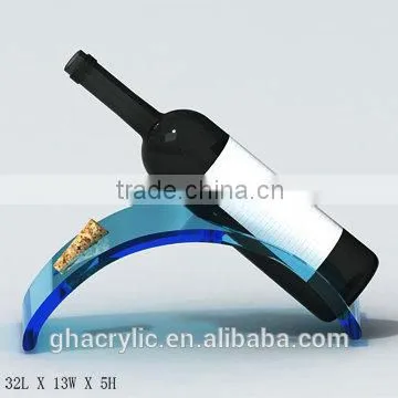 Beautiful and Experienced design acrylic wine display rack,colorful acrylic display rack