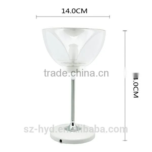 Glass daren waves led night lamp speaker (NT-BP0055)