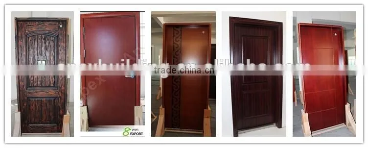 LOW PRICE project fire rated door composite wood veneer and ROCK WOOL filling 20mins-90mins fire proof