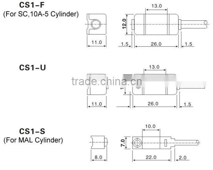 CS1 sensor switch pneumatic sensor switch