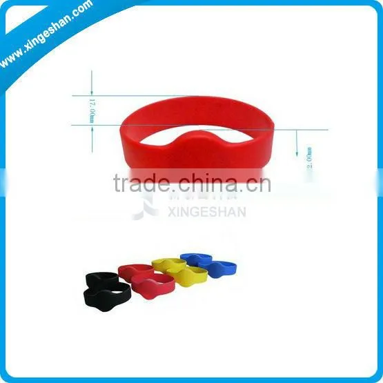 Long Range Silicone RFID Bracelet For Swimming Pool