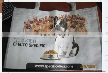 Durable pet food laminated woven bag