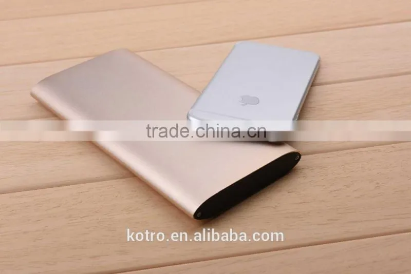 The Newest Portable Aluminium Shell 6000 mah Mobile Quick Charging QC2.0 Power Bank