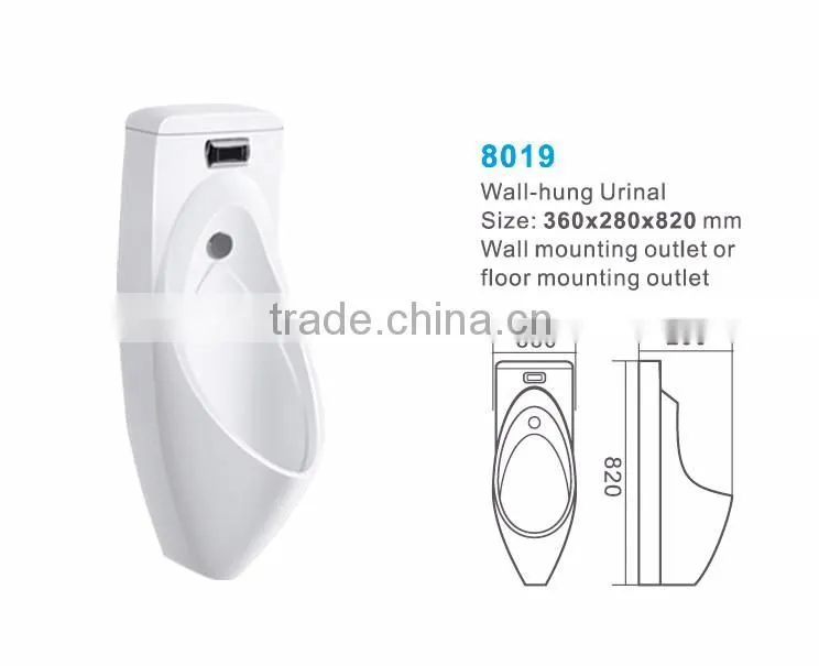 Ceramic wall hang urinal and pee urinal
