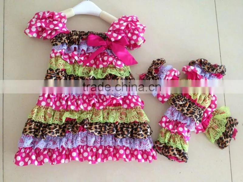Baby Pink and Peace Bubble Top Dress with pants