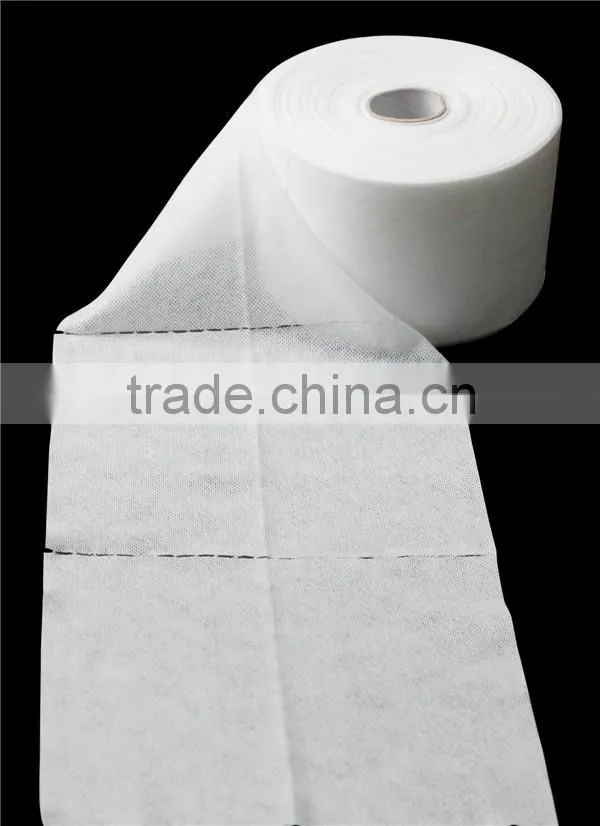 100% cotton spunlace nonwoven cleaning wipes salon towels rolls