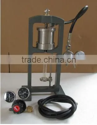 Oil analysis kits pressure filtration apparatus
